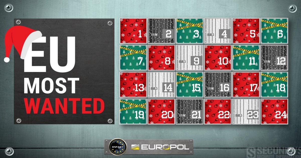 Europol lance un 'calendrier de l’avent' un peu spécial