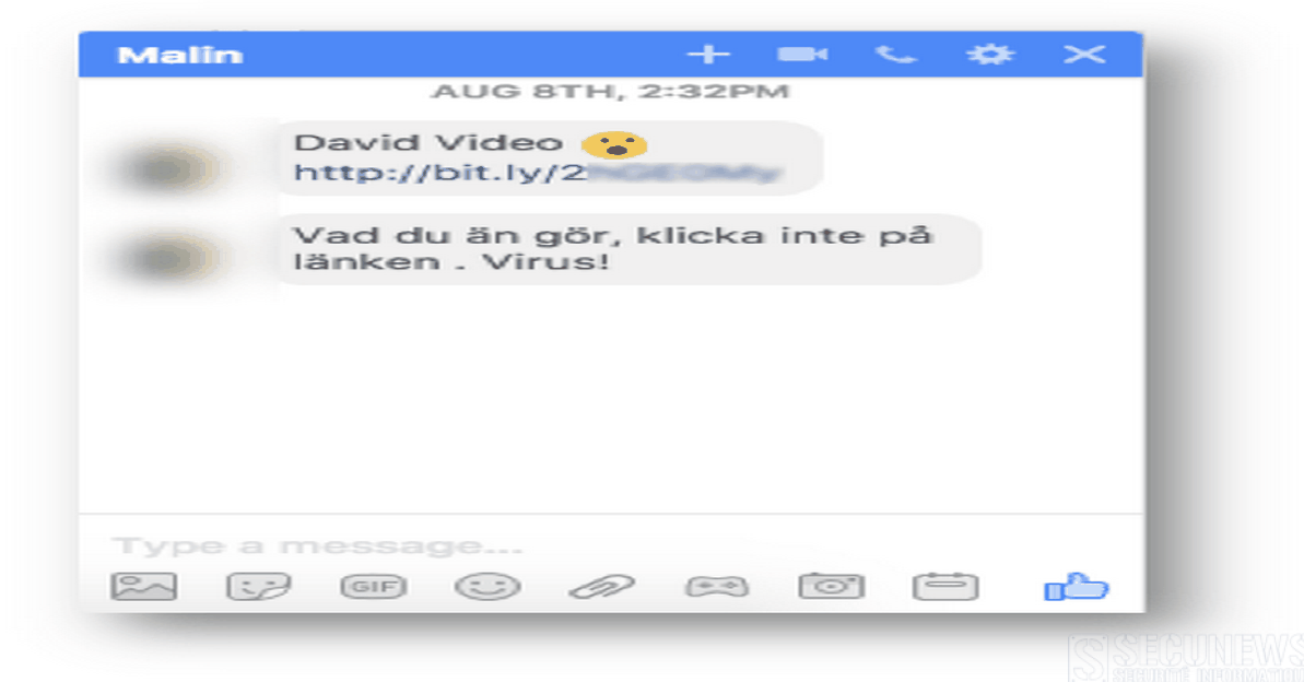 Un malware se répand via Facebook Messenger