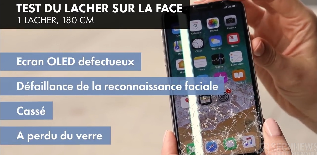 iPhone X: à la fois cher et fragile