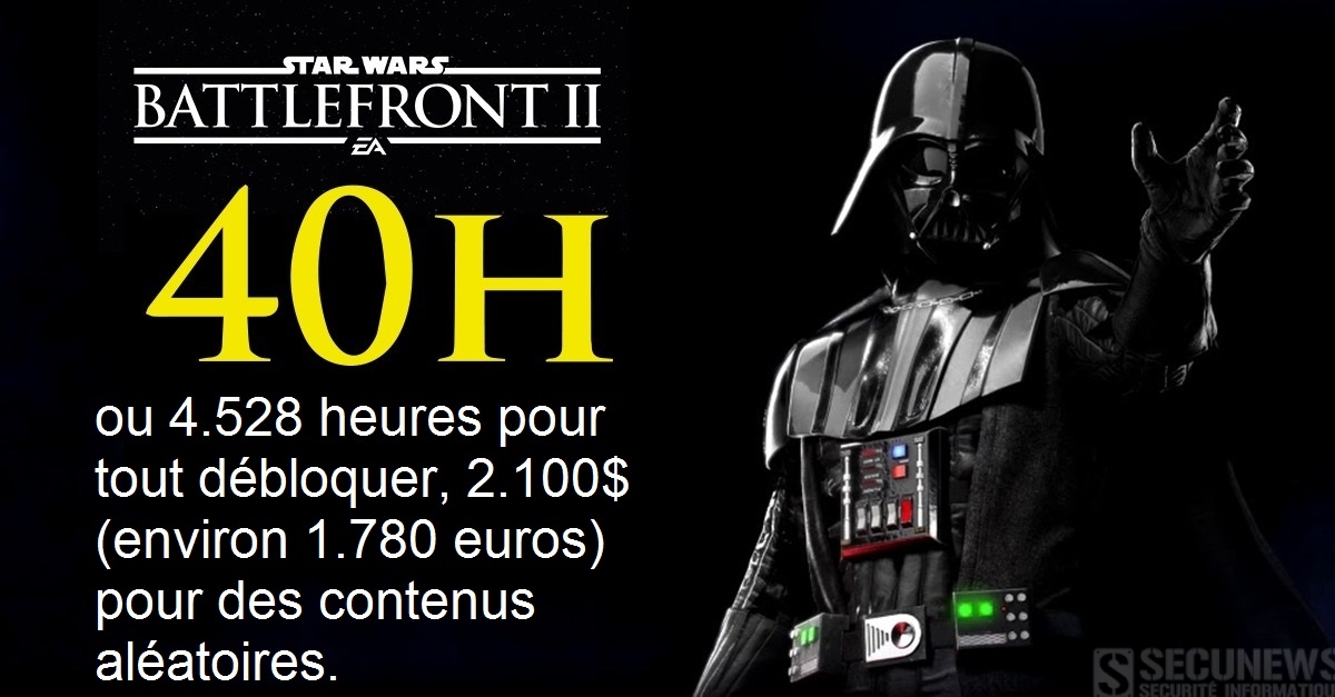 Battlefront 2 et ses coffres aléatoires, s'agit-il d'un jeu de hasard ?, la commission des jeux de hasard en Belgique s'interroge