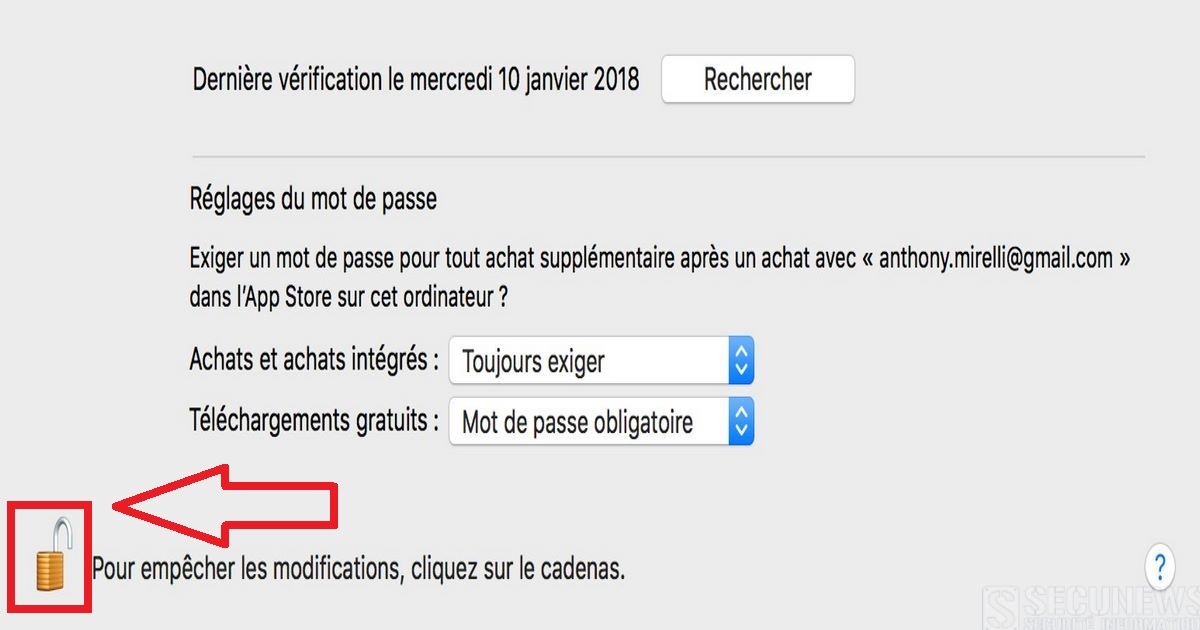 Un bug dans macOS High Sierra permet de modifier les réglages de l'App Store avec n'importe quel mot de passe