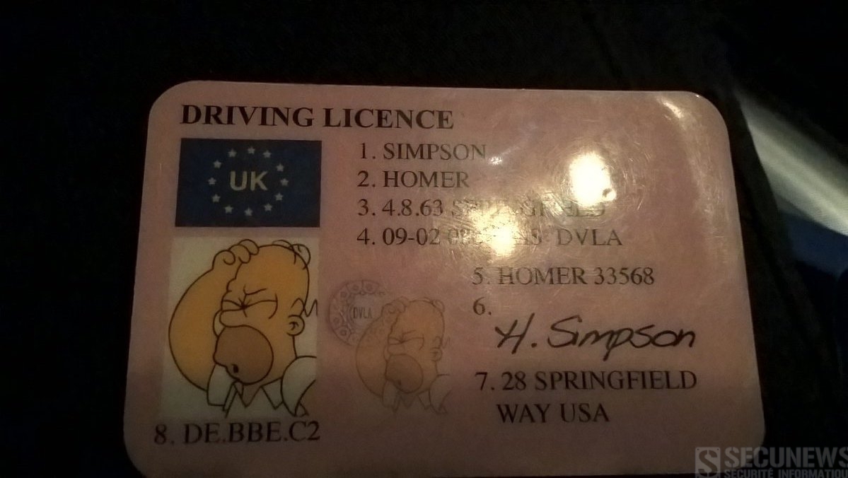 Homer Simpson verbalisé en Angleterre