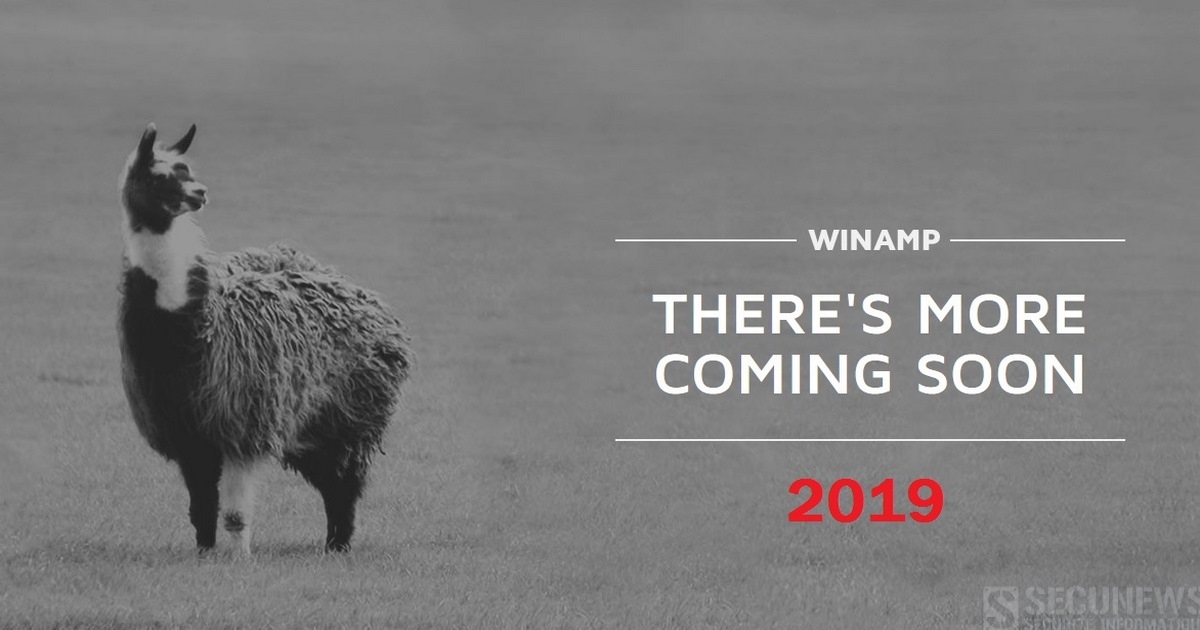 Le lecteur MP3 Winamp fera son grand retour en 2019