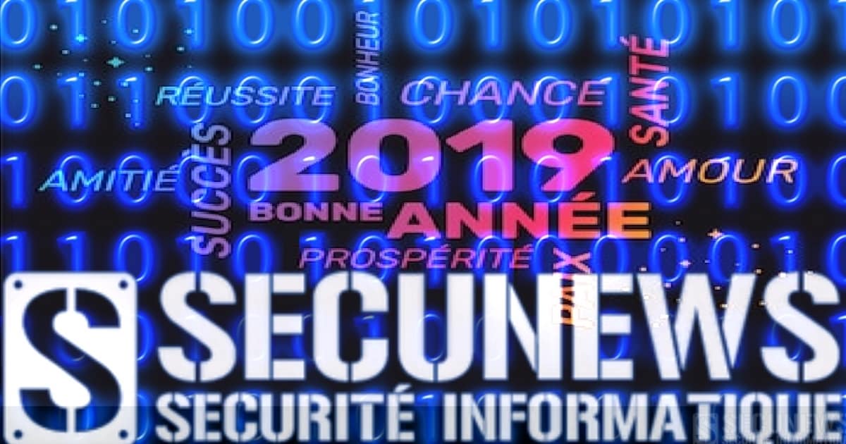 Bon Réveillon et Bonne Année 2019 à tous