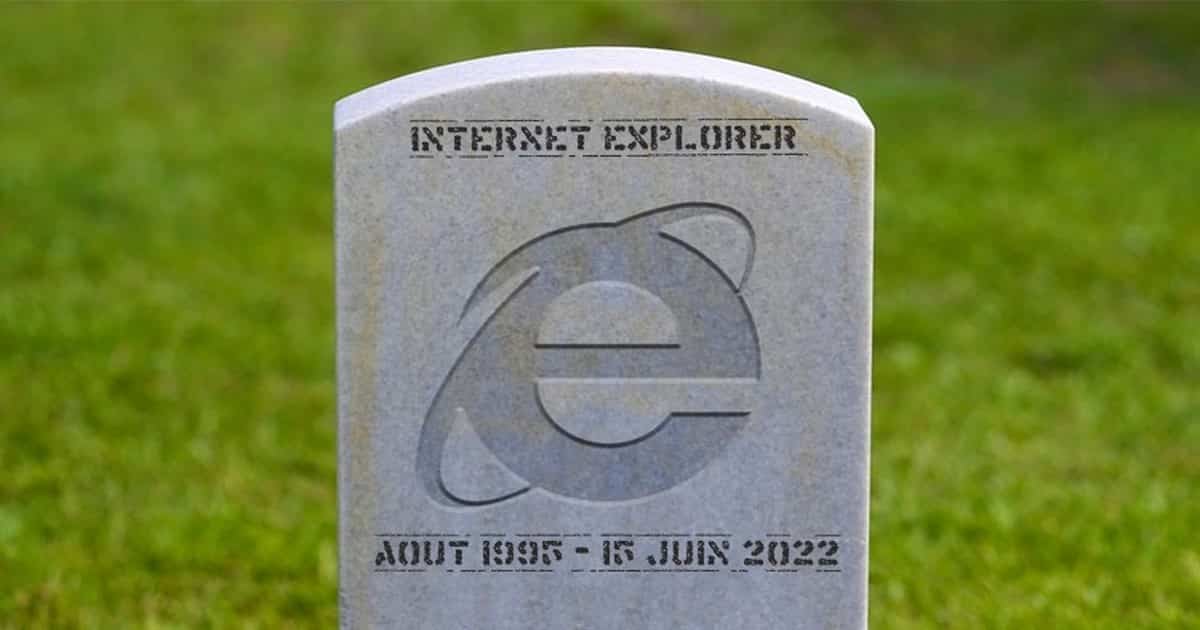Microsoft débranche son navigateur Internet Explorer 11 le 15 juin 2022
